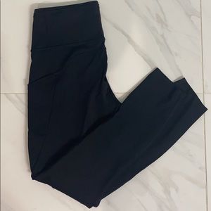 Lululemon fast n free high rise black size 6